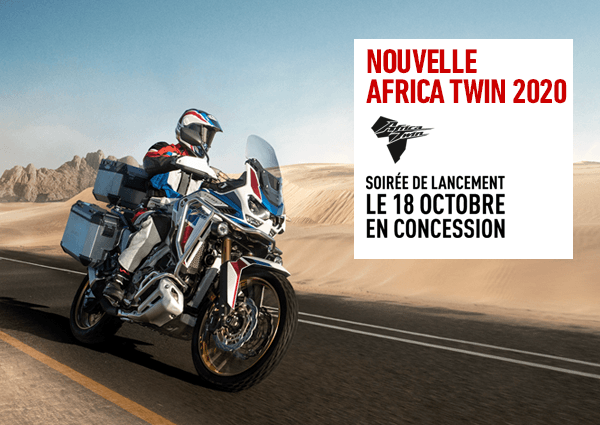 Inscrivez-vous à la soirée Africa Twin 2020