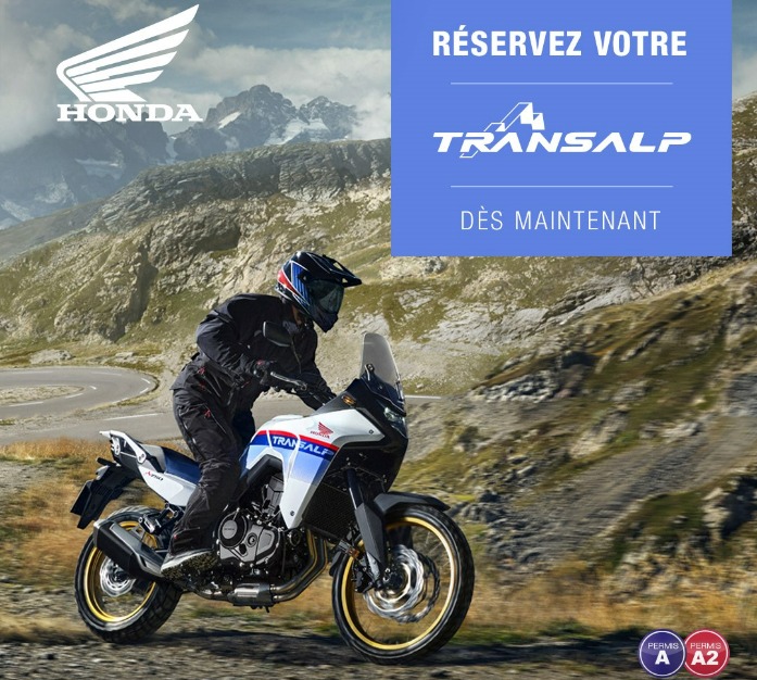 Réservez votre XL750 Transalp