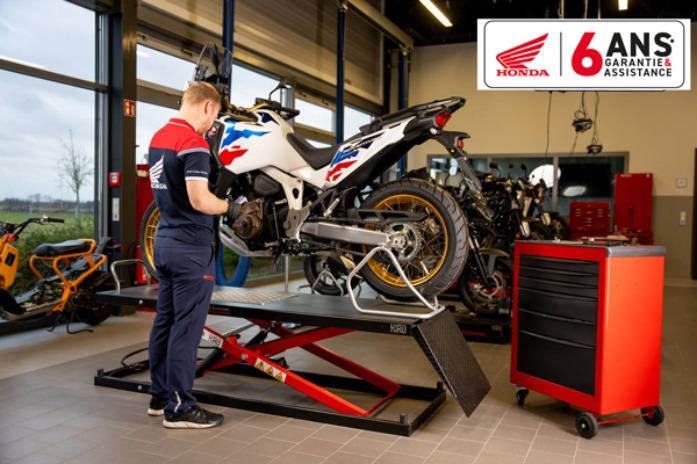 Jusqu'à 6 ans de garantie Honda Motor Europe pour tous les modèles Honda immatriculés